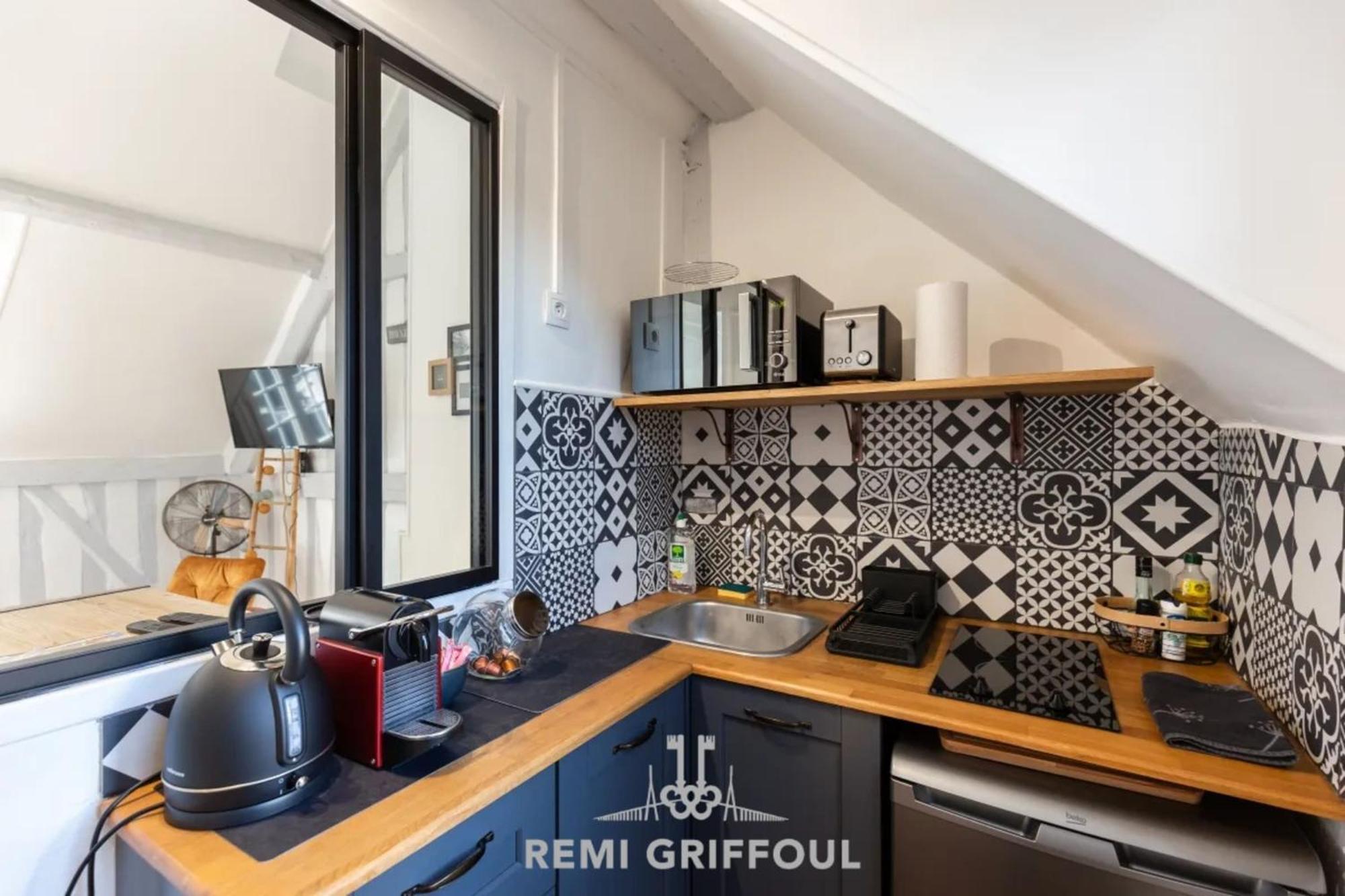 La Capucine Lovely Studio City Center Honfleur Buitenkant foto